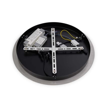 Ideal Lux - LED liustra ant laido UMILE LED/55W/230V, skersmuo 63 cm, CRI 90, žalvaris/balta