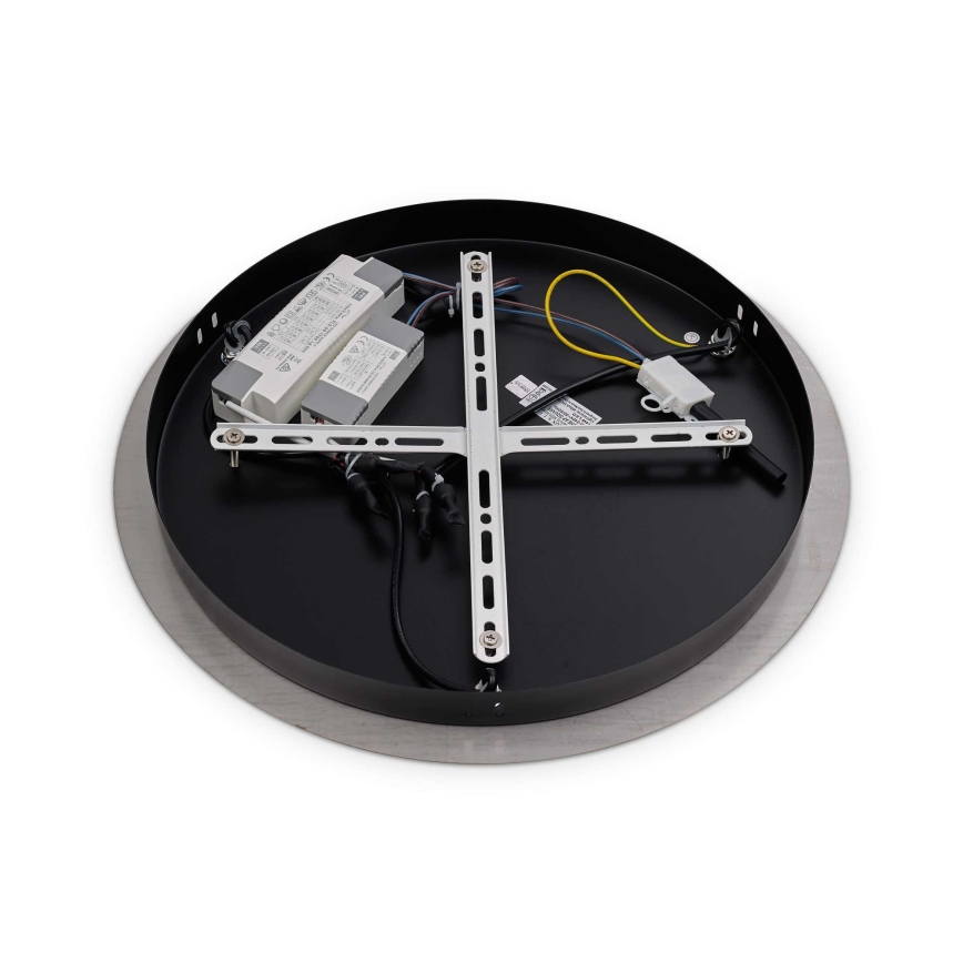 Ideal Lux - LED liustra ant laido UMILE LED/55W/230V, skersmuo 63 cm, CRI 90, žalvaris/balta
