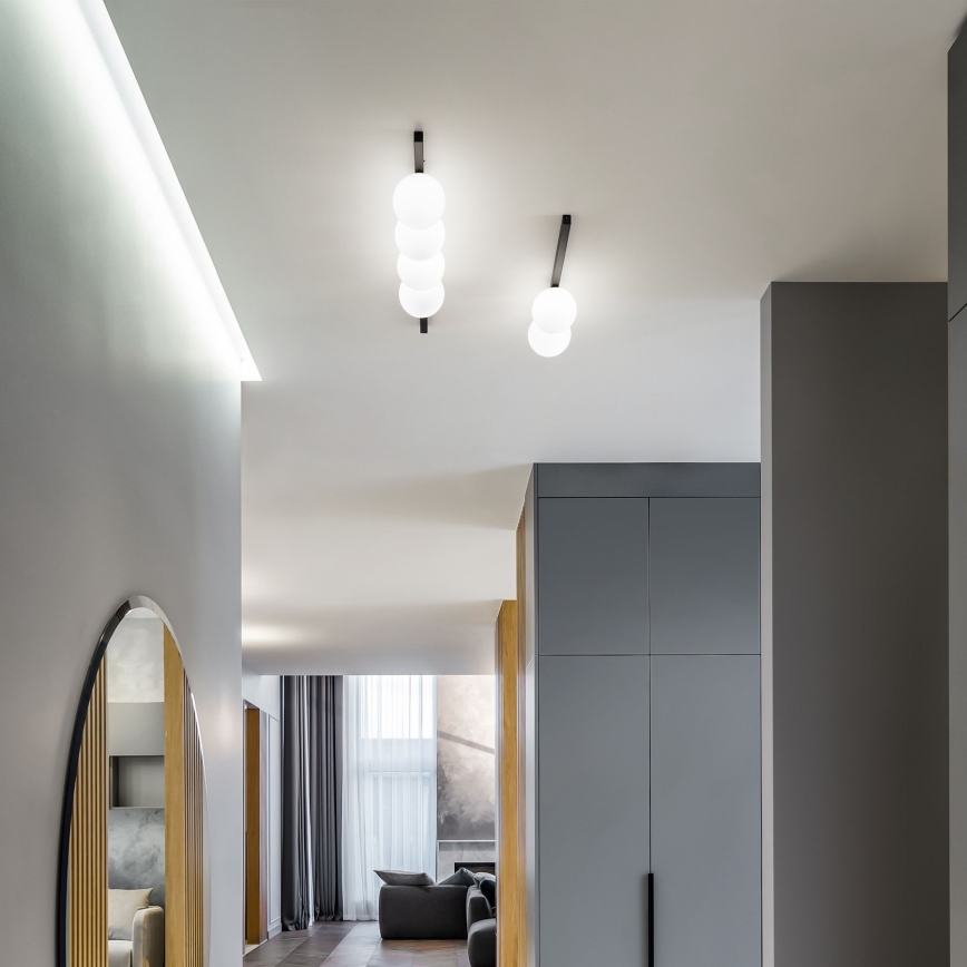 Ideal Lux - LED lubinis šviestuvas BINOMIO 4xG9/3W/230V juoda