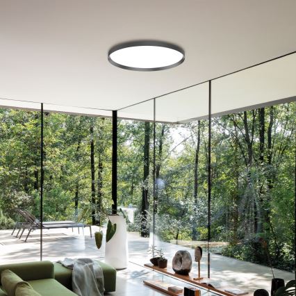 Ideal Lux - LED lubinis šviestuvas FLY LED/26W/230V 2700K diametras 45 cm CRI 90 IP40 juoda