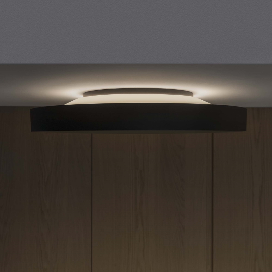 Ideal Lux - LED lubinis šviestuvas FLY LED/26W/230V 2700K diametras 45 cm CRI 90 IP40 juoda