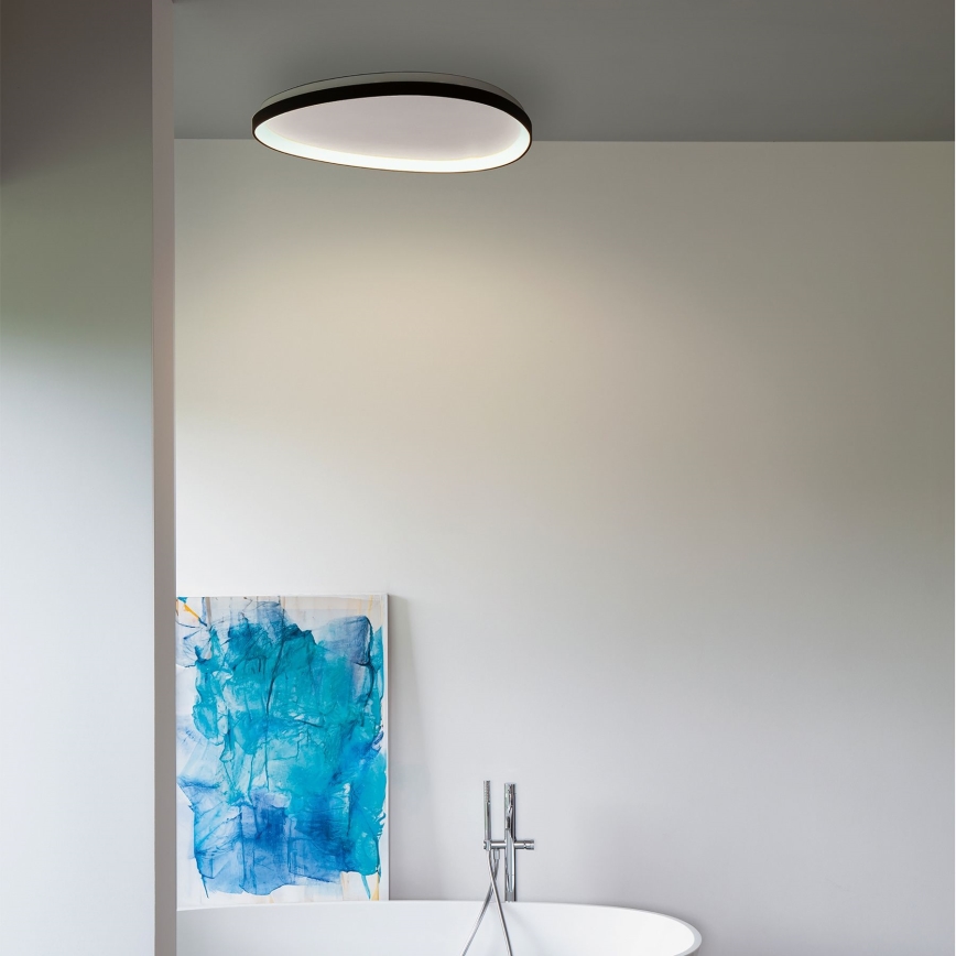 Ideal Lux - LED lubinis šviestuvas GEMINI LED/42W/230V diametras 81 cm CRI 90 juoda