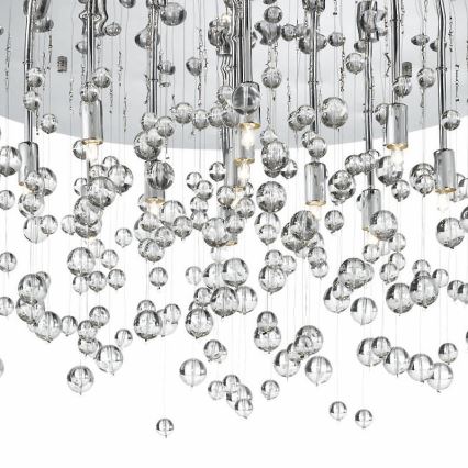 Ideal Lux - LED lubinis šviestuvas NEVE 8xG9/3W/230V diametras 40,5 cm blizgus chromas