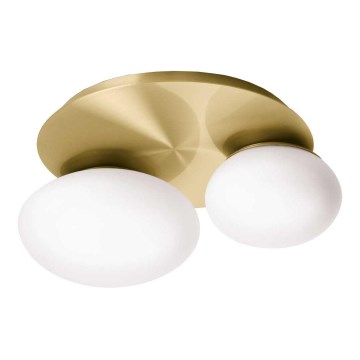 Ideal Lux - LED lubinis šviestuvas NINFEA 2xGX53/9W/230V auksas