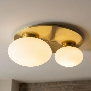 Ideal Lux - LED lubinis šviestuvas NINFEA 2xGX53/9W/230V auksas