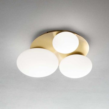 Ideal Lux - LED lubinis šviestuvas NINFEA 3xGX53/9W/230V auksas