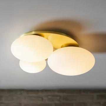 Ideal Lux - LED lubinis šviestuvas NINFEA 3xGX53/9W/230V auksas