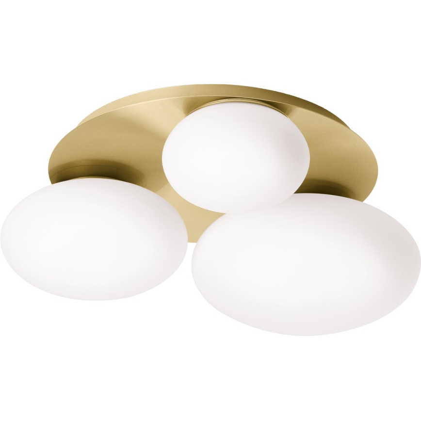 Ideal Lux - LED lubinis šviestuvas NINFEA 3xGX53/9W/230V auksas