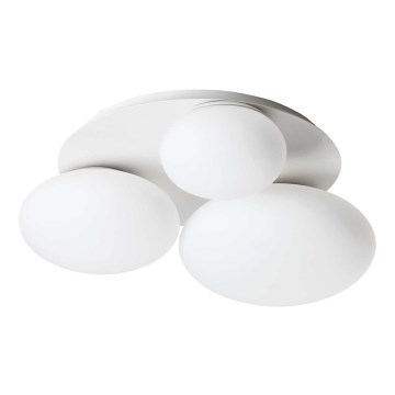 Ideal Lux - LED lubinis šviestuvas NINFEA 3xGX53/9W/230V balta