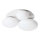 Ideal Lux - LED lubinis šviestuvas NINFEA 3xGX53/9W/230V balta