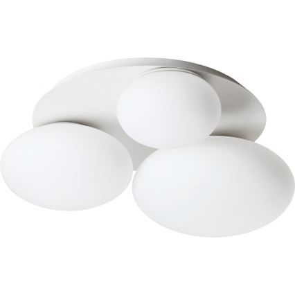 Ideal Lux - LED lubinis šviestuvas NINFEA 3xGX53/9W/230V balta