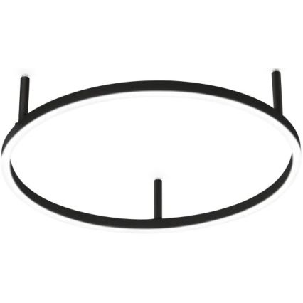 Ideal Lux - LED lubinis šviestuvas ORACLE SLIM LED/29W/230V 2700K diametras 50 cm juoda