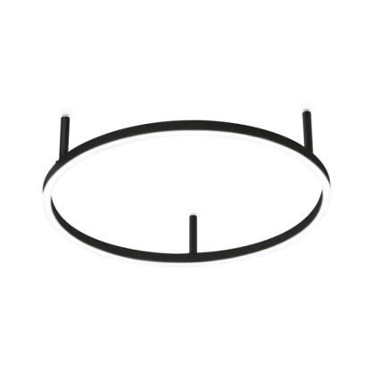 Ideal Lux - LED lubinis šviestuvas ORACLE SLIM LED/29W/230V 3000K CRI 90 skersmuo 50 cm juodas