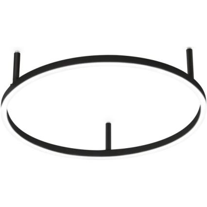 Ideal Lux - LED lubinis šviestuvas ORACLE SLIM LED/29W/230V 4000K CRI 90 skersm. 50 cm juodas