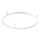 Ideal Lux - LED lubinis šviestuvas ORACLE SLIM LED/37W/230V 2700K diametras 70 cm balta