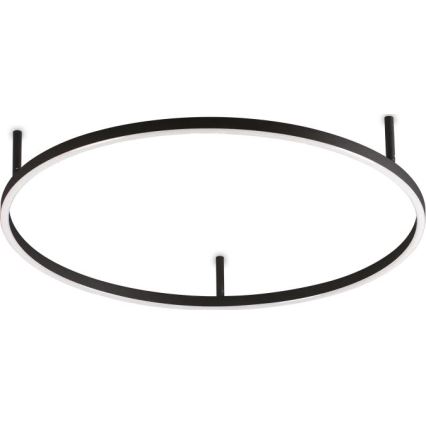 Ideal Lux - LED lubinis šviestuvas ORACLE SLIM LED/37W/230V 2700K diametras 70 cm juoda
