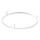 Ideal Lux - LED lubinis šviestuvas ORACLE SLIM LED/37W/230V 4000K diametras 70 cm balta