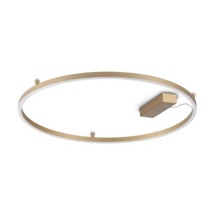 Ideal Lux - LED lubinis šviestuvas ORACLE SLIM LED, 37 W, 230 V, 3000 K, CRI 90, skersmuo 70 cm, auksinis