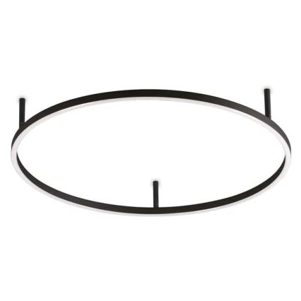 Ideal Lux - LED lubinis šviestuvas ORACLE SLIM LED/38W/230V 3000K diametras 70 cm juoda