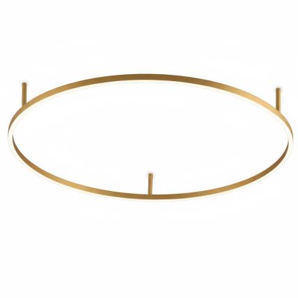 Ideal Lux - LED lubinis šviestuvas ORACLE SLIM LED/53W/230V 4000K CRI 90, skersmuo 90 cm, aukso spalvos