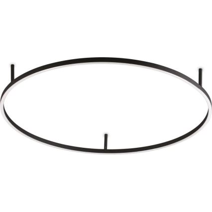 Ideal Lux - LED lubų šviestuvas ORACLE SLIM LED/53W/230V 4000K CRI 90 skersmuo 90 cm juodas