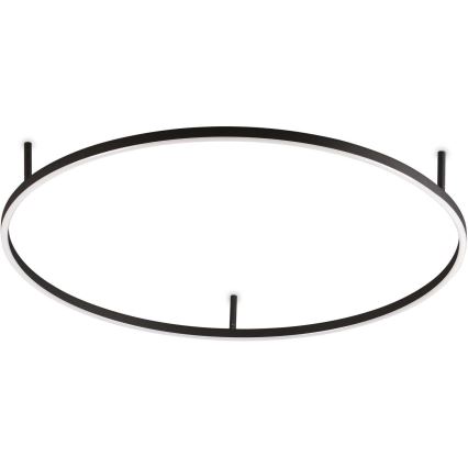 Ideal Lux - LED lubinis šviestuvas ORACLE SLIM LED/55W/230V 3000K diametras 90 cm juoda