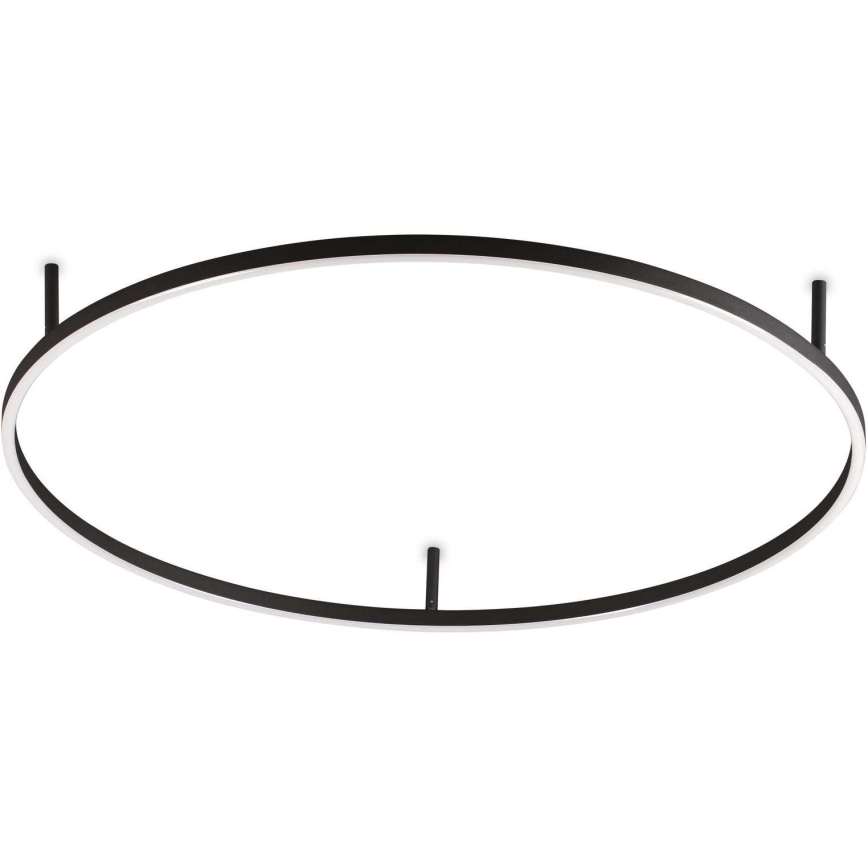 Ideal Lux - LED lubinis šviestuvas ORACLE SLIM LED/55W/230V 3000K diametras 90 cm juoda
