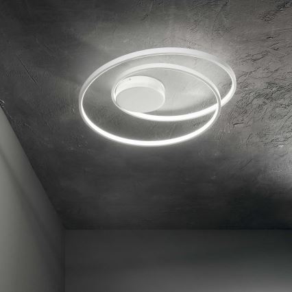 Ideal Lux - LED lubinis šviestuvas OZ LED/47W/230V diametras 60 cm CRI 90 balta