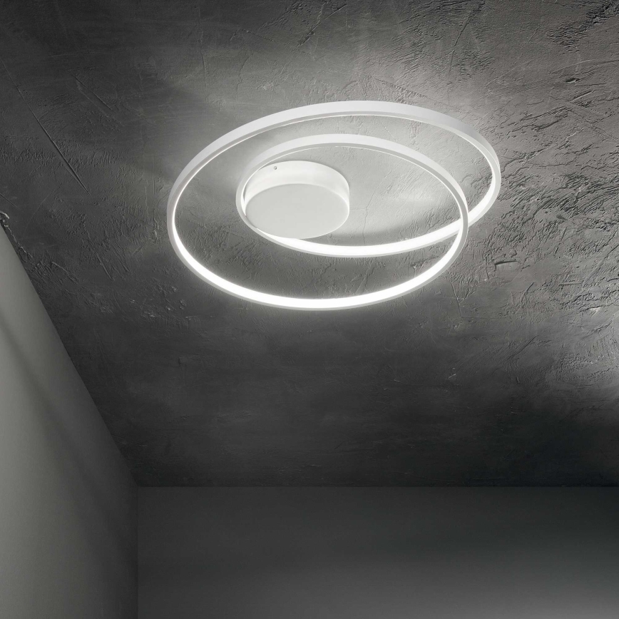 Ideal Lux - LED lubinis šviestuvas OZ LED/47W/230V diametras 60 cm CRI 90 balta