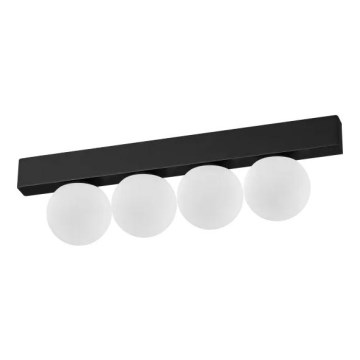 Ideal Lux - LED lubinis šviestuvas PING PONG 4xLED/3W/230V CRI 90 juoda