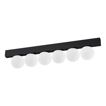 Ideal Lux - LED lubinis šviestuvas PING PONG 6xLED/3W/230V CRI 90 juoda