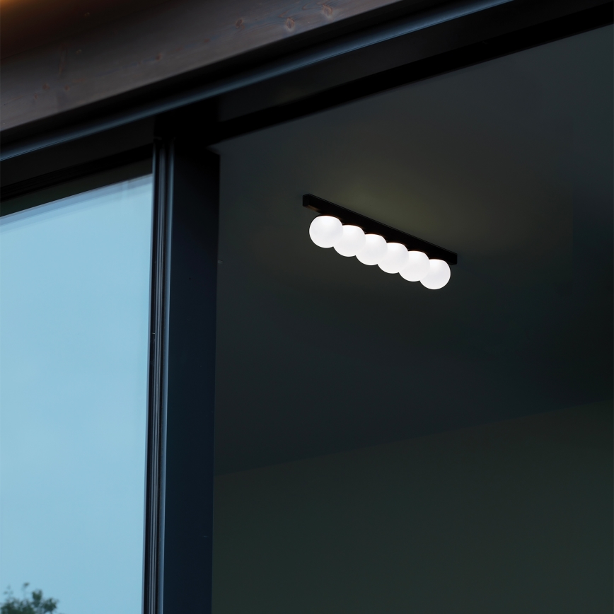 Ideal Lux - LED lubinis šviestuvas PING PONG 6xLED/3W/230V CRI 90 juoda