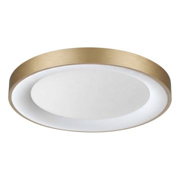 Ideal Lux - LED lubinis šviestuvas PLANET LED/25W/230V CRI 90 Ø 50 cm žalvarinis