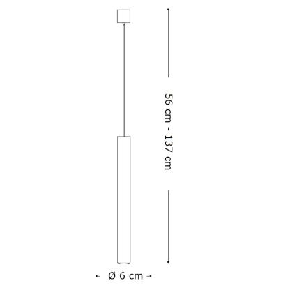 Ideal Lux - LED Pakabinamas sietynas 1xGU10/7W/230V CRI 90