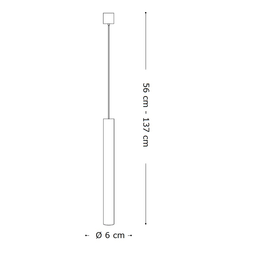 Ideal Lux - LED Pakabinamas sietynas 1xGU10/7W/230V CRI 90