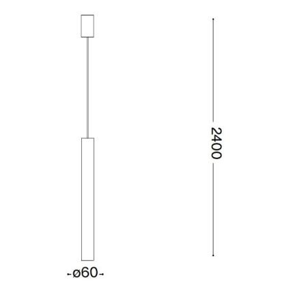 Ideal Lux - LED Pakabinamas sietynas 1xGU10/7W/230V CRI90 varis