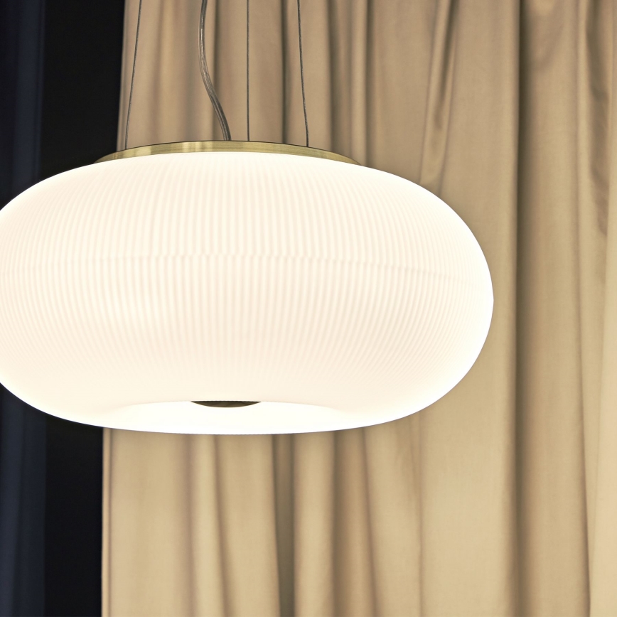 Ideal Lux - LED Pakabinamas sietynas ARIZONA 3xGX53/9W/230V diametras 40 cm balta