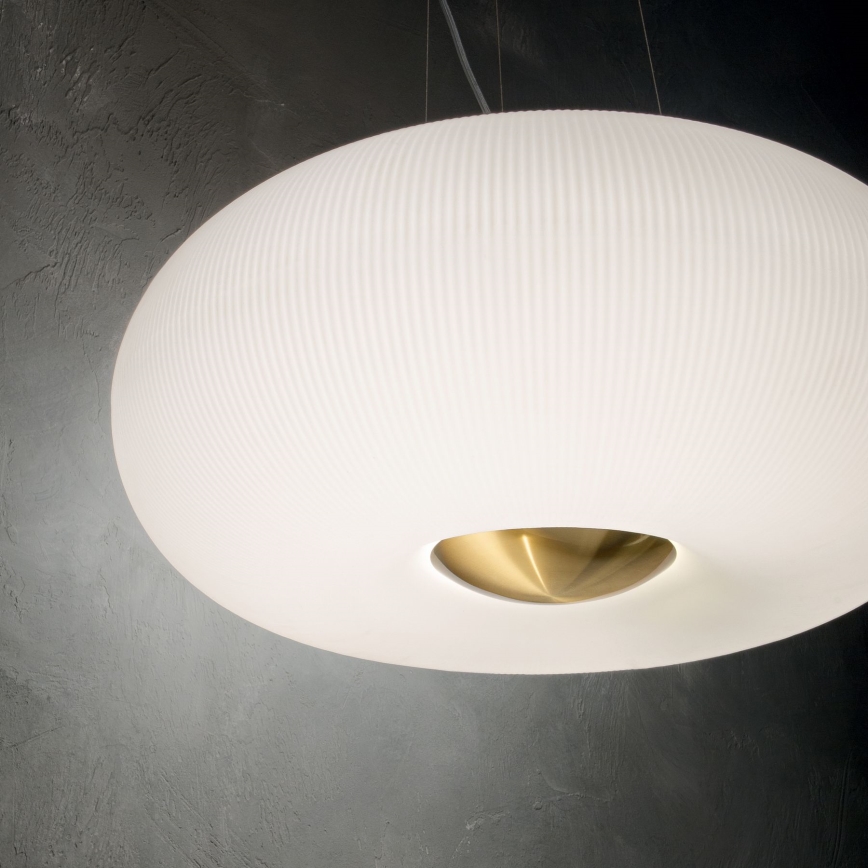 Ideal Lux - LED Pakabinamas sietynas ARIZONA 3xGX53/9W/230V diametras 40 cm balta