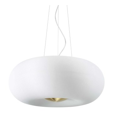 Ideal Lux - LED Pakabinamas sietynas ARIZONA 5xGX53/9W/230V diametras 52 cm balta