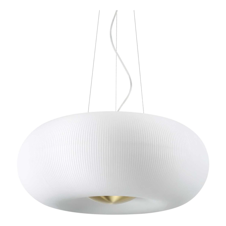 Ideal Lux - LED Pakabinamas sietynas ARIZONA 5xGX53/9W/230V diametras 52 cm balta