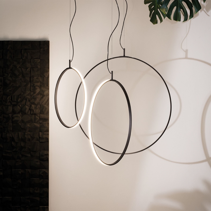 Ideal Lux - LED Pakabinamas sietynas CIRCUS LED/33W/230V diametras 60 cm CRI 90 juoda