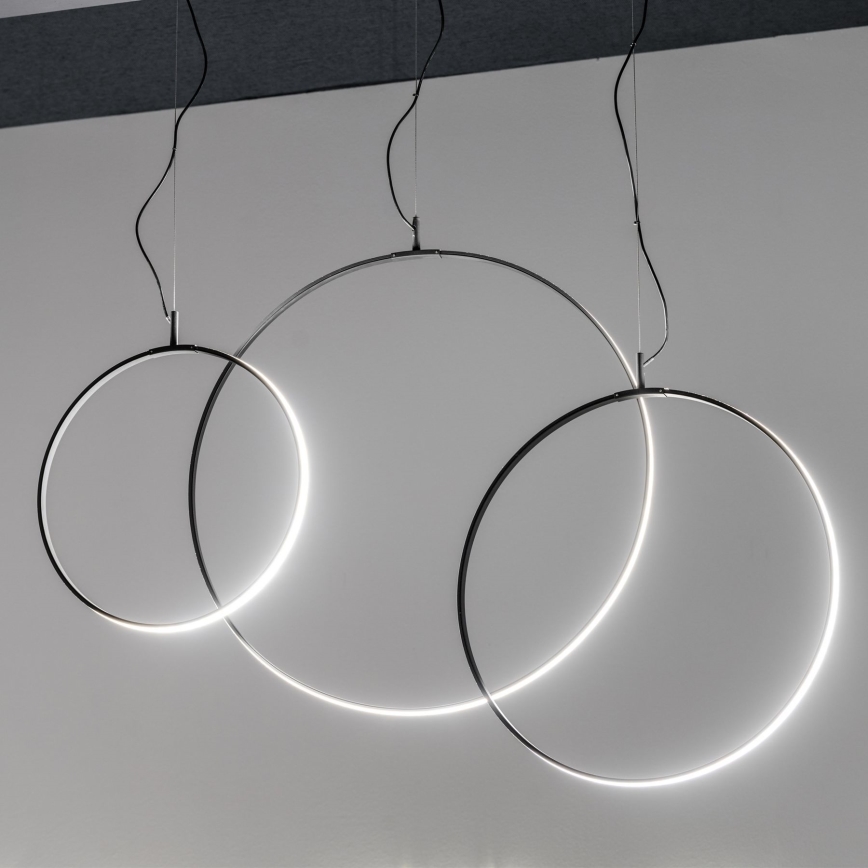 Ideal Lux - LED Pakabinamas sietynas CIRCUS LED/33W/230V diametras 60 cm CRI 90 juoda