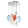 Ideal Lux - LED Pakabinamas sietynas CLOWN 8xG9/3W/230V diametras 50 cm spalvingas