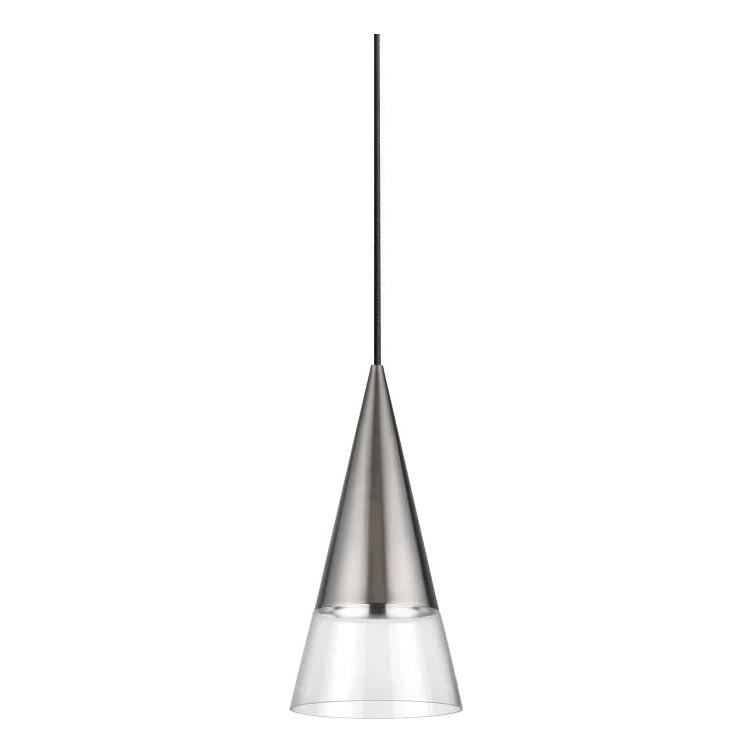 Ideal Lux - LED Pakabinamas sietynas CONO 1xGU10/7W/230V diametras 15 cm CRI 90 matinis chromas