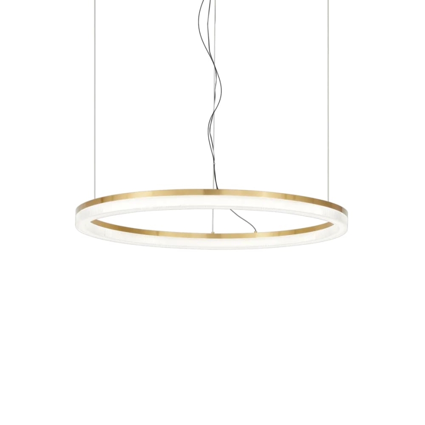 Ideal Lux - LED Pakabinamas sietynas CROWN LED/30W/230V 3000K diametras 60 cm CRI 90 žalvaris