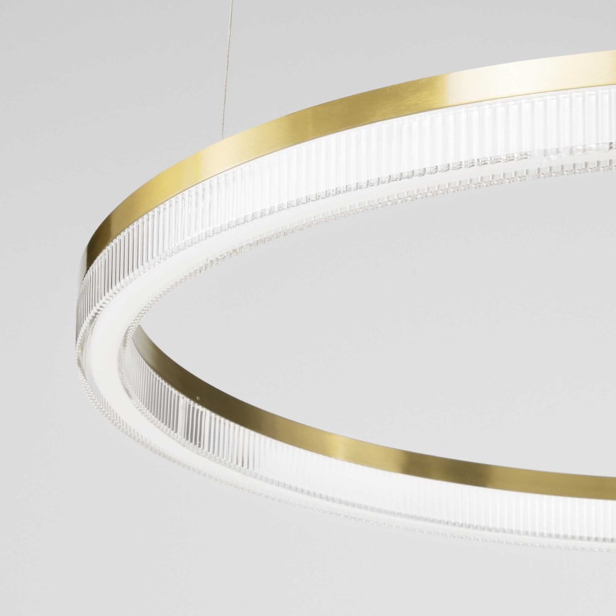 Ideal Lux - LED Pakabinamas sietynas CROWN LED/30W/230V 3000K diametras 60 cm CRI 90 žalvaris