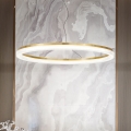 Ideal Lux - LED Pakabinamas sietynas CROWN LED/42W/230V 3000K diametras 80 cm CRI 90 žalvaris