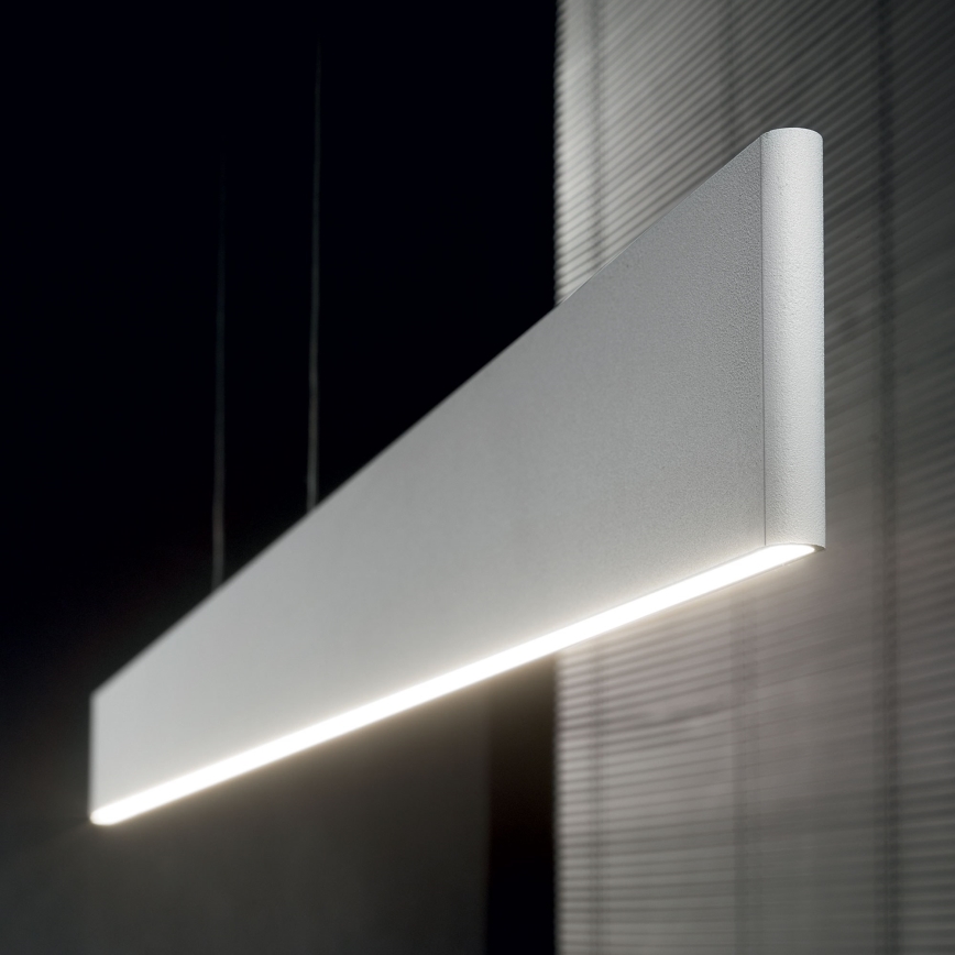 Ideal Lux - LED Pakabinamas sietynas DESK LED/32W/230V 102,5 cm CRI 90 balta