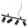 Ideal Lux - LED Pakabinamas sietynas DYNAMITE 4xGU10/7W/230V CRI 90 juoda