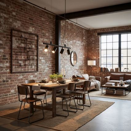 Ideal Lux - LED Pakabinamas sietynas DYNAMITE 4xGU10/7W/230V CRI 90 juoda